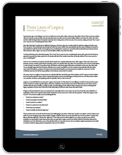 The Three Laws of Legacy (White Paper)