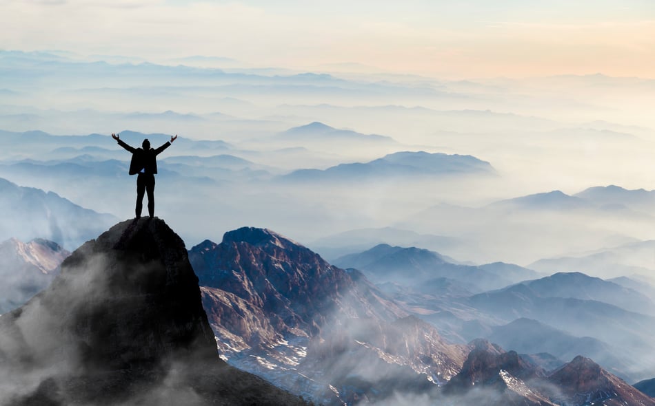 Man-On-Top-Of-Mountain